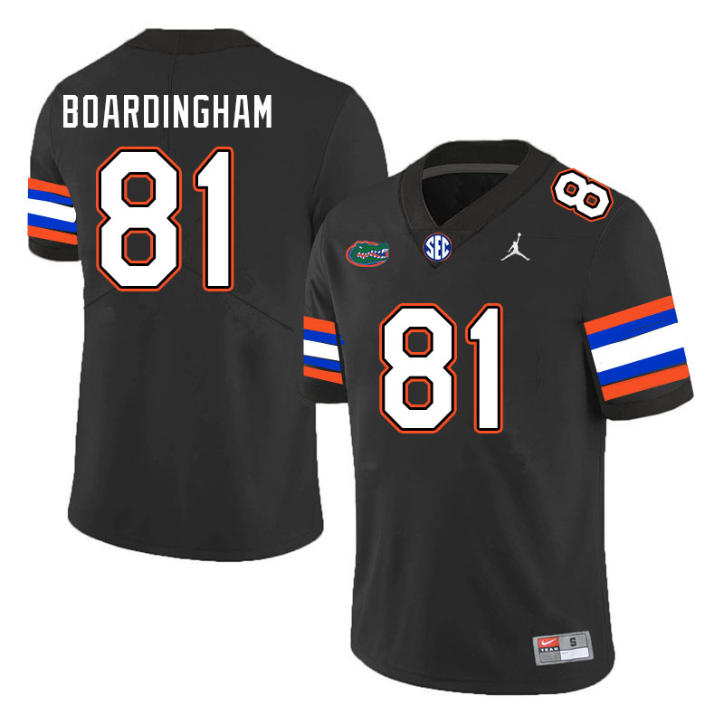 Men #81 Arlis Boardingham Florida Gators College Football Jerseys Stitched-Black